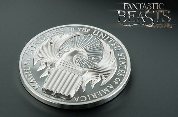 Une pièce de collection des Îles Cook à l&rsquo;effigie des Animaux Fantastiques