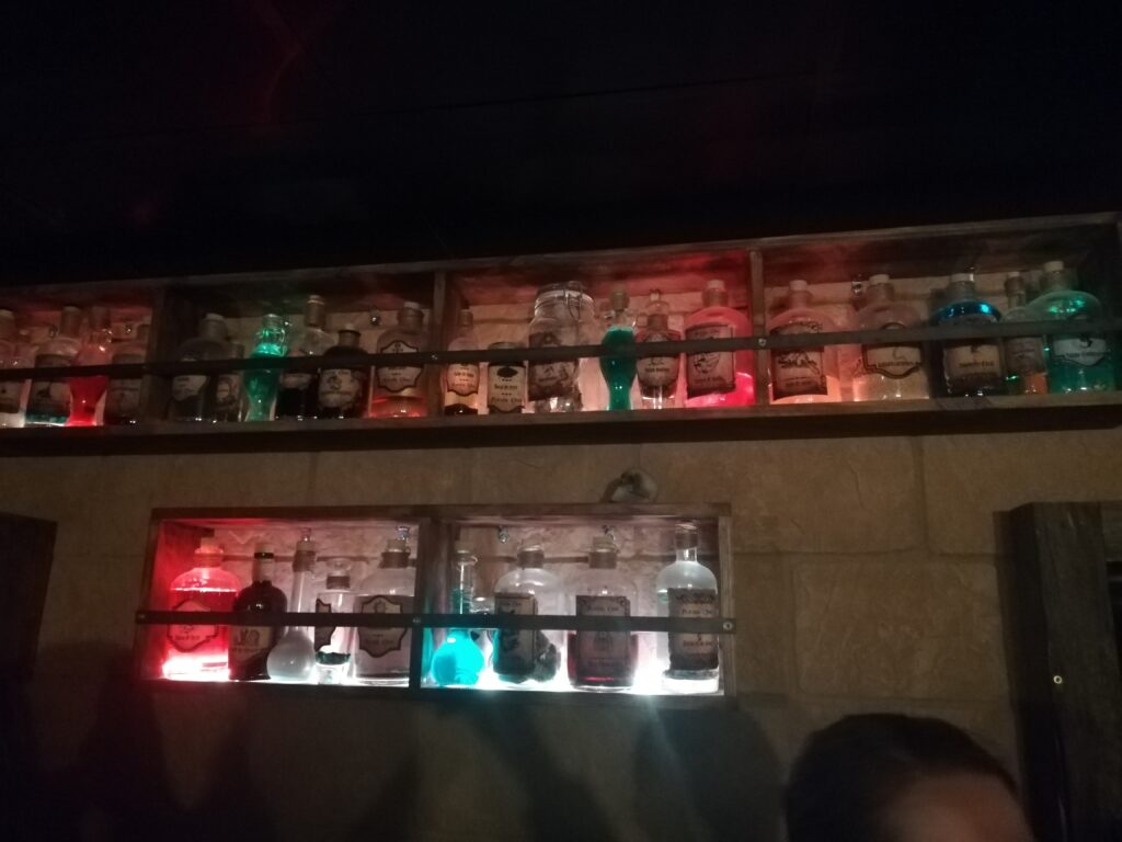 Les potions aux murs du Player One