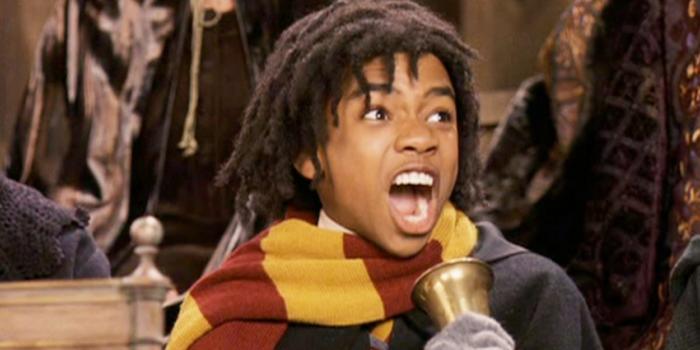 Harry Potter, un monde en blanc et blanc.