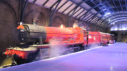 Locomotive Olton Hall exposée au Studio Tour Leavesden