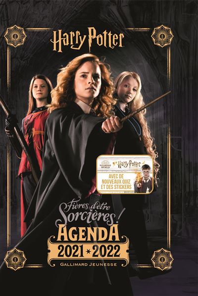 Agenda Harry Potter Gallimard 2021-2022 Fières d'être sorcières