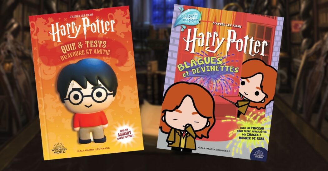 Deux nouveaux livres d'activités Harry Potter chez Gallimard