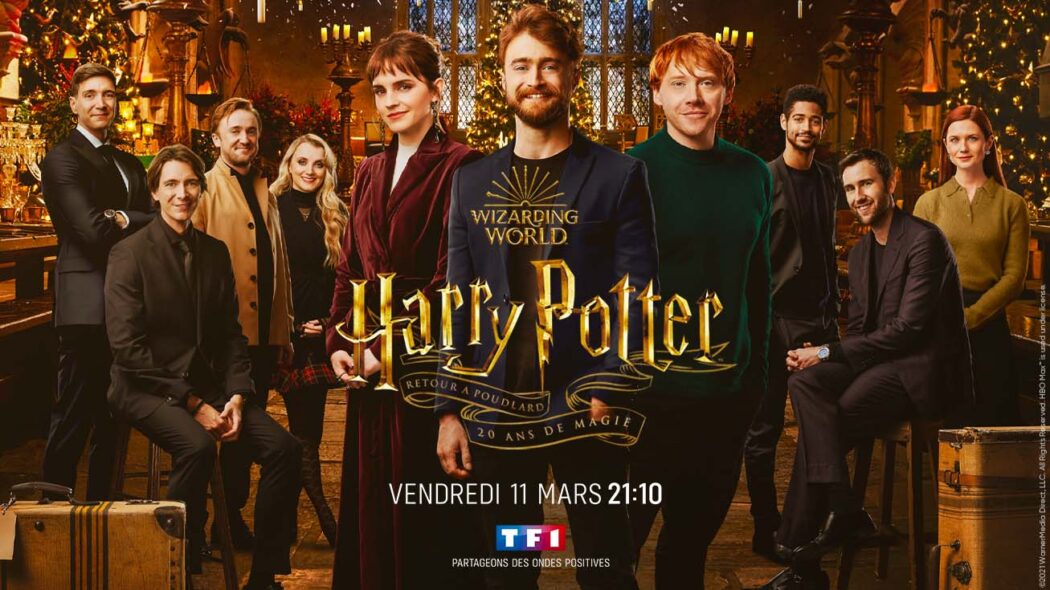 L'émission Harry Potter - Return too Hogwarts, sera diffusée sur TF1 le 11 mars 2022 sous le titre Harry Potter : Retour à Poudlard - 20 ans de magie