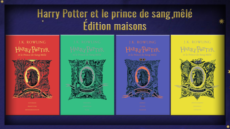 Harry Potter et le Prince de Sang-Mêlé - édition 4 Maisons en français
