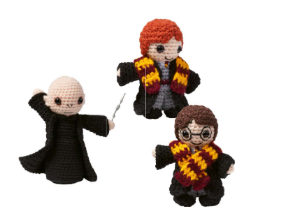 Modèles de personnages en crochet proposés par le livre