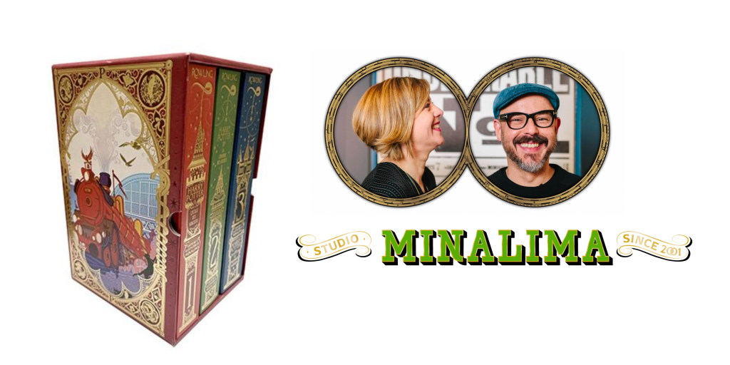 Harry Potter illustré par MinaLima : le coffret trois tomes