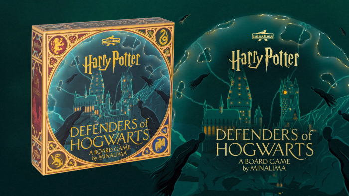 MinaLima annonce un jeu de société Harry Potter : Defender of Hogwarts